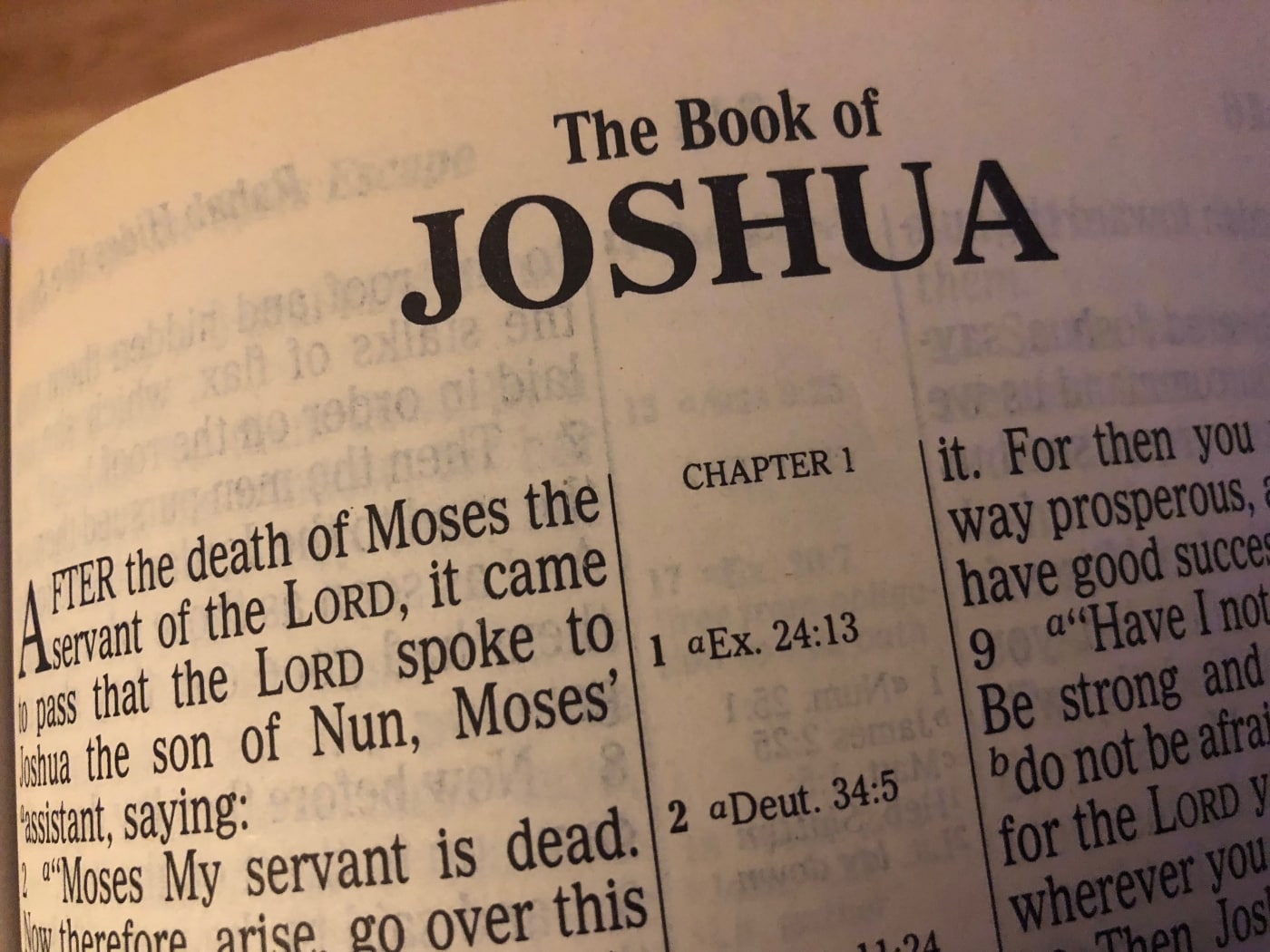 Joshua # 01 -- Jos 1:1-12