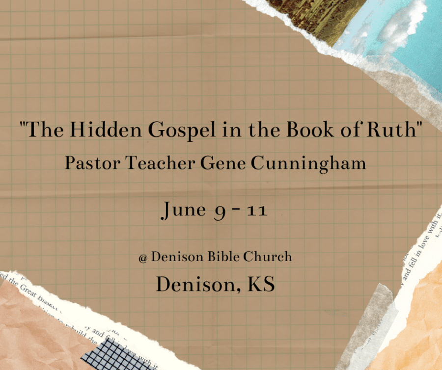 The Hidden Gospel in the Book of Ruth – Kansas, 9-11 June, 2023 – Basic ...